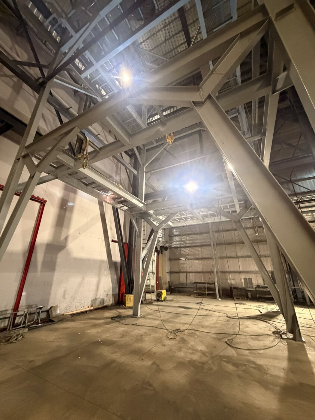 Estructura metálica terminada