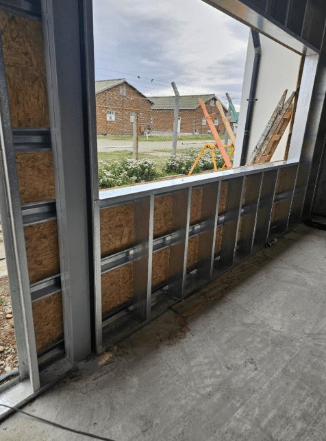 Steel framing con placas de OSB