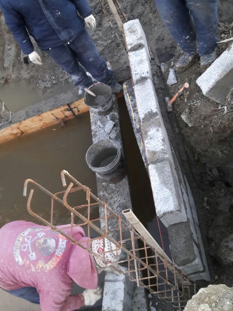 4. Armado del cabezal de bloques