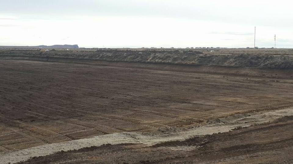 Terreno nivelado de gran superficie