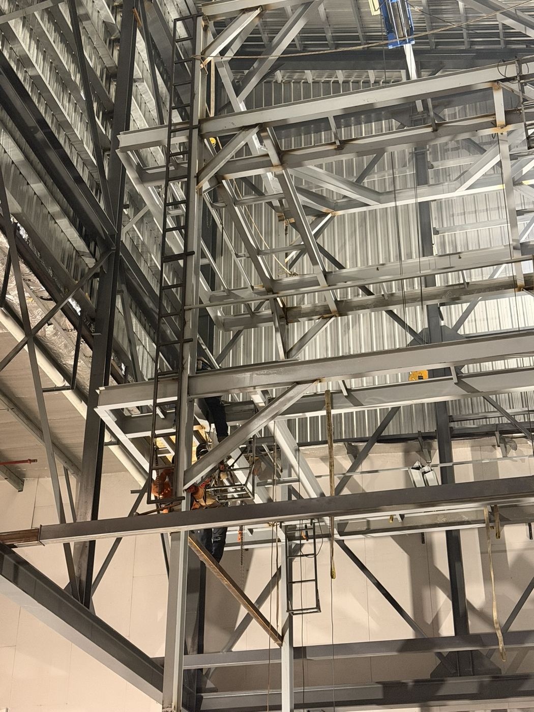Vista de la estructura terminada