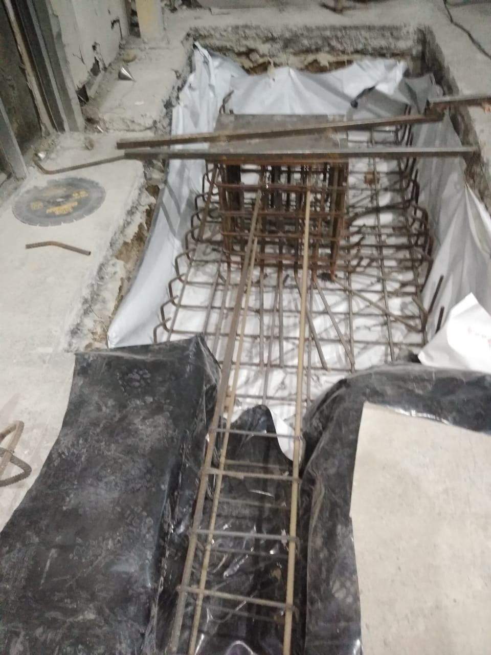 Armadura de una base de columna