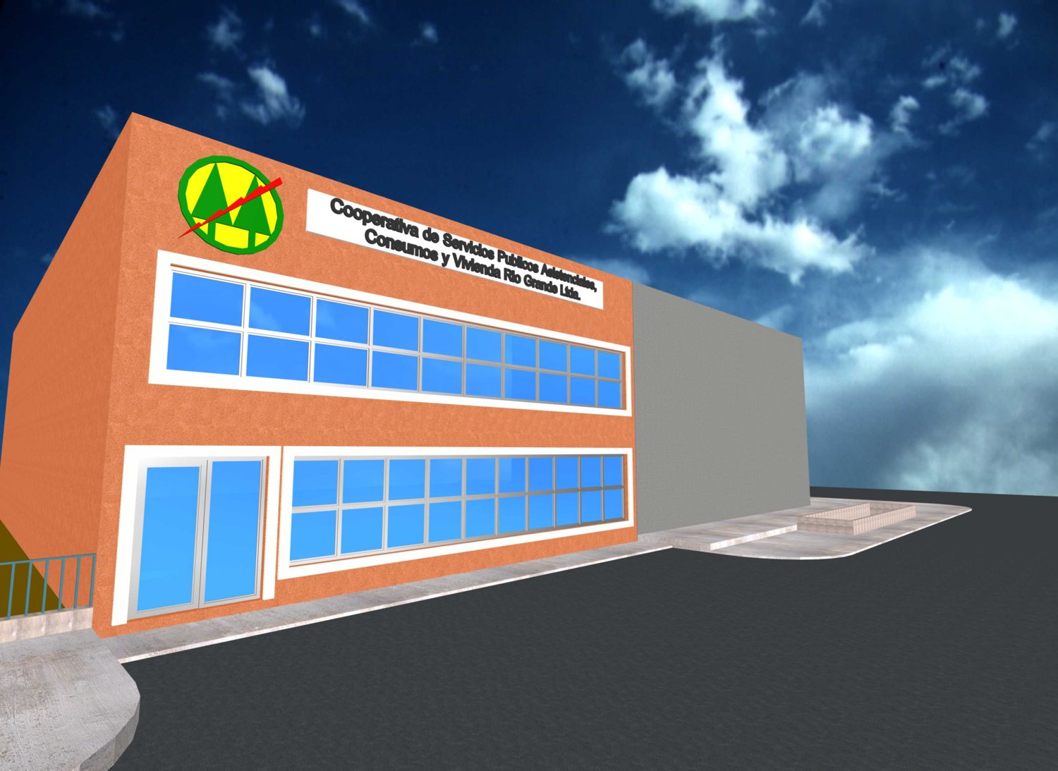 Render de la fachada
